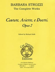 cover Cantate, Ariette, e Duetti, Op. 2 Study Scores sheet music cover